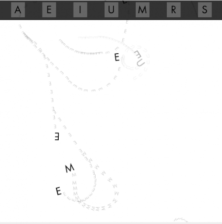 Jorg Piringer: Soundpoem Four - intro screen